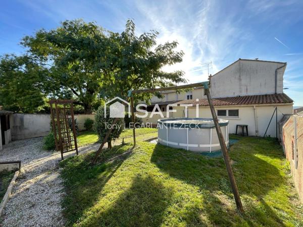 Maison de centre bourg avec 3 chambres et bureau