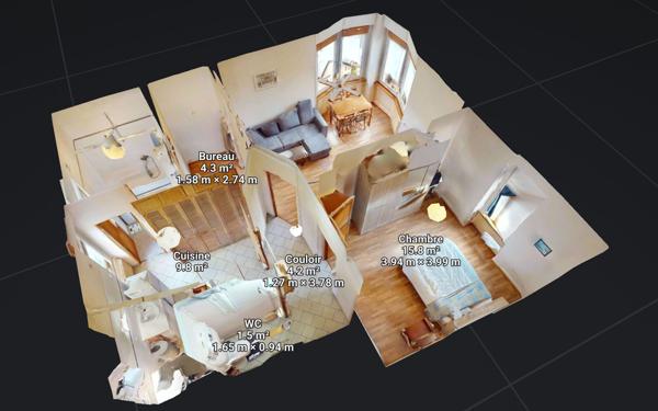 Appartement à vendre    3 pièces • 62 m2 Amnéville