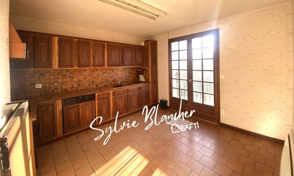 MAISON 105 M2 - 4 CHAMBRES - COMBLES AMENAGEABLES - SOUS SOL COMPLET - TERRAIN  809 M2