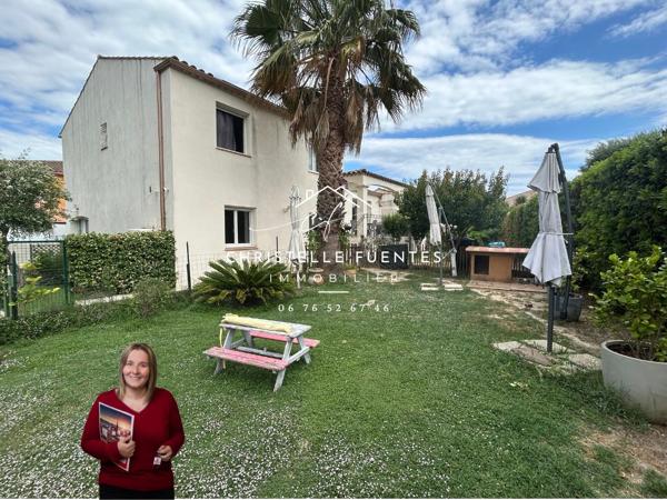HERAULT - MEZ (34140) - VILLA T4  (106M2) + T2  (60M2) - TERRAIN PISCINABLE - STATIONNEMENT - DPE A - PANNEAUX PHOTOVOLTAIQUE