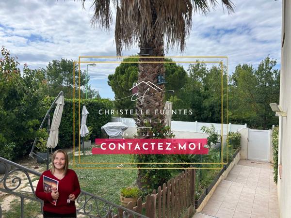 HERAULT - MEZ (34140) - VILLA T4  (106M2) + T2  (60M2) - TERRAIN PISCINABLE - STATIONNEMENT - DPE A - PANNEAUX PHOTOVOLTAIQUE