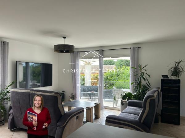 HERAULT - MEZ (34140) - VILLA T4  (106M2) + T2  (60M2) - TERRAIN PISCINABLE - STATIONNEMENT - DPE A - PANNEAUX PHOTOVOLTAIQUE