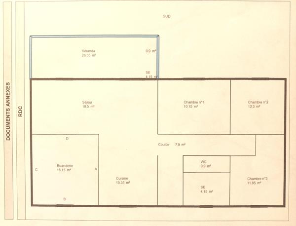 Laure-Minervois (11800) Maison T4/5 TERRAIN 2110 m2