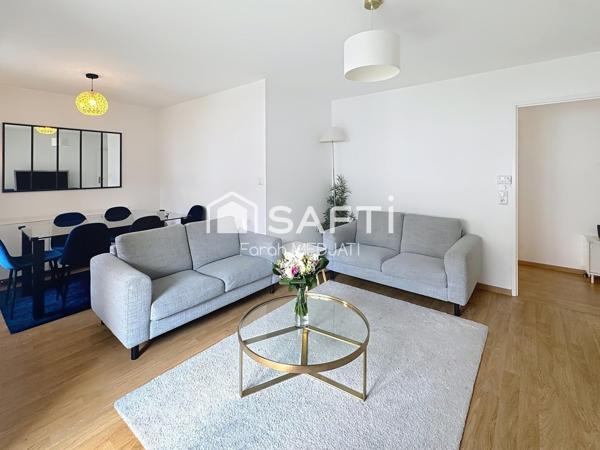 Appartement 2/3 chambres, balcons, parking et cave