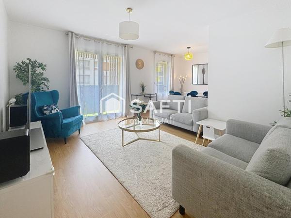 Appartement 2/3 chambres, balcons, parking et cave