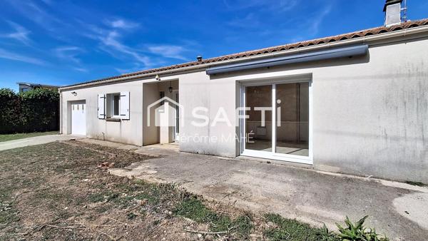 Pavillon plai-pied 3 chambres + garage !
