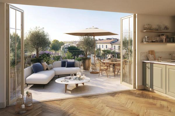 Saint-Germain-en-Laye – Studio avec loggia – 1er étage