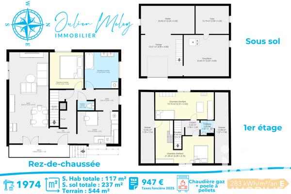 Maison à vendre 5 pièces 117 m² Dambenois