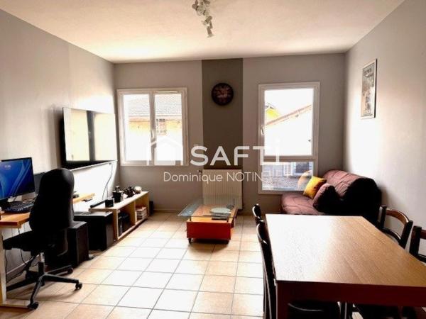 Appartement type T2  45 m² avec garage et cave