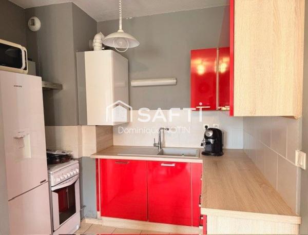 Appartement type T2  45 m² avec garage et cave