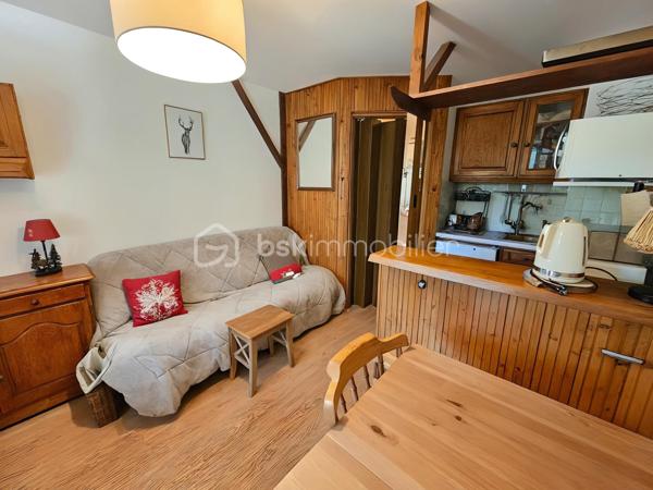 Situé au cœur de la station du Seignus, ce charmant studio avec coin montagne vous séduira par son environnement paisible.

L'appartement comprend :

* Une pièce de vie ouvrant sur le balcon ;
* Un coin montagne avec 2 lits superposés ;
* Une kitchenette ;
* Une salle d'eau et WC.

Pour plus de confort, le bien dispose également d'un **CASIER A SKIS** ainsi que la jouissance d'un **LOCAL A VELOS COMMUN**.
De nombreuses places de stationnement sont disponibles au pied de la résidence.
Un pied-à-terre idéal pour profiter des plaisirs de la montagne, été comme hiver, ou réaliser un investissement locatif.

À découvrir sans tarder !
