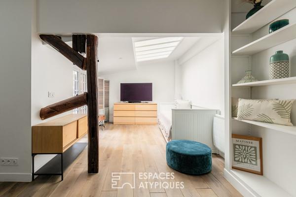 Duplex rénové proche jardin du Luxembourg