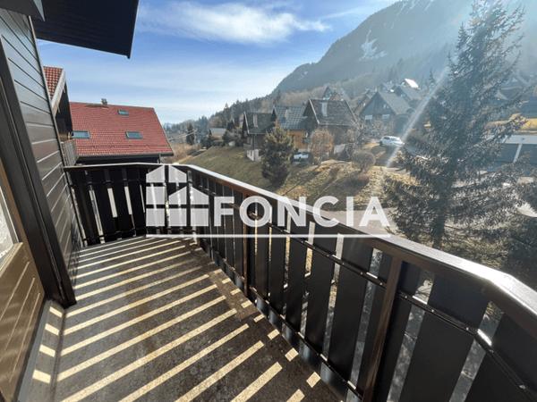 Location Studio meublé 19.28 m² - LE SCHUSS BAT C. Thollon Les Memises 74500