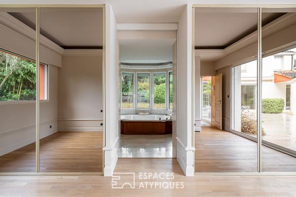 Villa d’architecte avec vie de plain pied proche du bourg