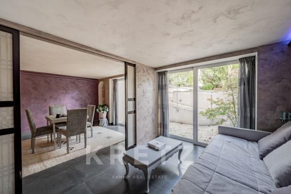 Propriété avec jardin et terrasse avec vue sur la Tour Eiffel