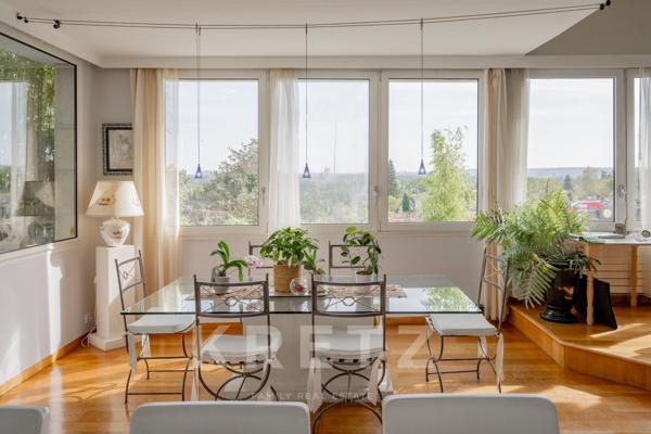 Propriété avec jardin et terrasse avec vue sur la Tour Eiffel