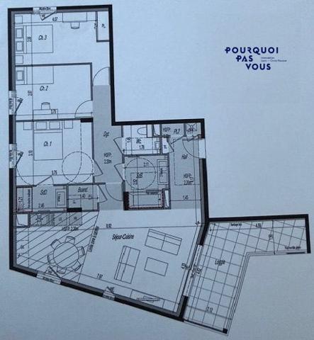 T4 récent avec terrasse