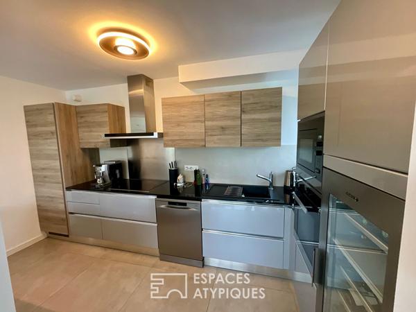 Villa des années 50, entièrement revisitée par architecte