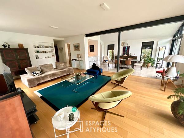 Villa des années 50, entièrement revisitée par architecte