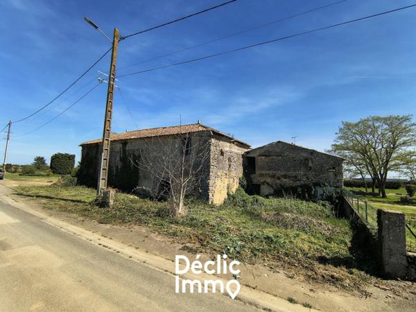 Vente grange Assais les jumeaux, 160m² 2 pièces 77 000€ Deux-sèvres