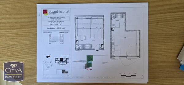 Appartement à vendre 3 pièces 67m² Lille (59000)