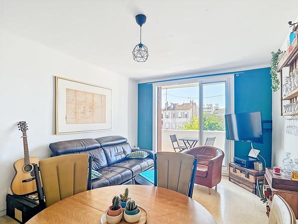 A vendre : appartement T3 de 57m2 quartier capelette 13010 Marseille