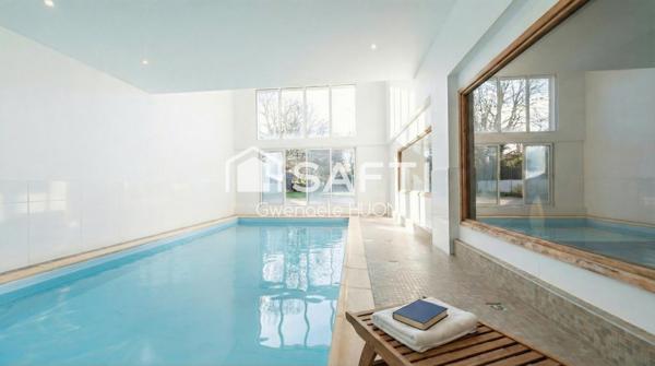 Fort rendement locatif - Villa d’exception au cœur de la Ria d’Étel, parc paysager et piscine intérieure