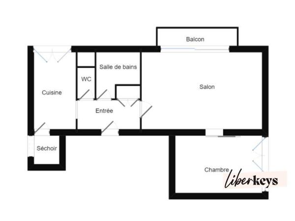 Appartement T2 avec Balcon-Nantes Ouest 