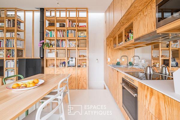 Maison d’architecte avec terrasse