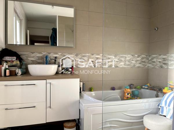 Maison individuelle sur grande cave et jardin