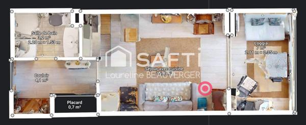 Appartement pied dans l'eau l'Argentière