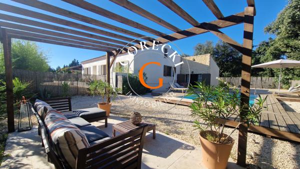 Uzès (30700) A vendre superbe villa à seulement 3 minutes d'Uzès