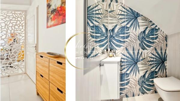 Marina - 3 chambres - 3 salles d'eau et WC + poste d'amarrage + garage