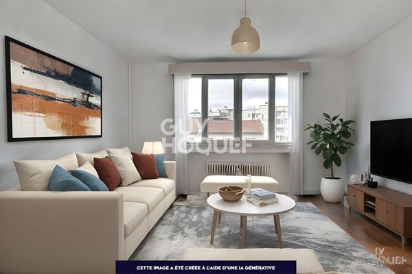 À vendre Spacieux T2 de 53 m² Lyon 8 idéalement situé proche facs et tram (69008)