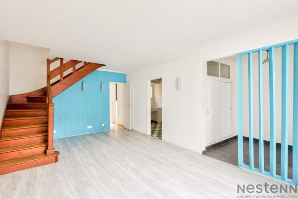 VENTE MAISON DE VILLE HYPERCENTRE SAINT-BRIEUC PROCHE LEGUE AVEC GRANDE TERASSE ET GARAGE