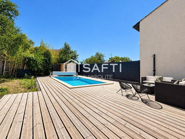 Maison familiale sur Eysines de 123 m2 avec garage et piscine, à deux pas du tram !