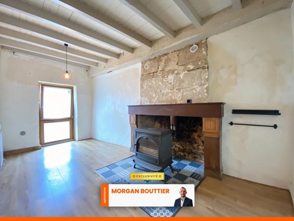 Maison à vendre 3 pièces et terrain à bâtir NOYANT (49)