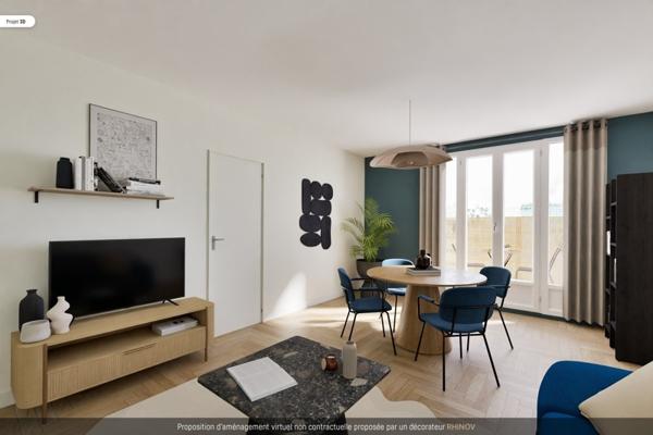 Appartement à vendre |  Lyon 08 |  4 pièces | 72 m²