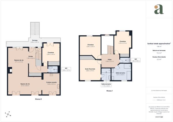 Maison familiale individuelle avec jardin 6 pièces 185 m² Ormesson-sur-Marne