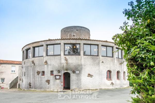 Domaine avec habitation et ancien moulin à la vue exceptionnelle