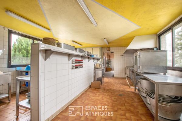 Domaine avec habitation et ancien moulin à la vue exceptionnelle