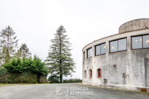 Domaine avec habitation et ancien moulin à la vue exceptionnelle
