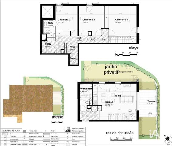 Maison à vendre 4 pièces 105 m² Aix-en-Provence