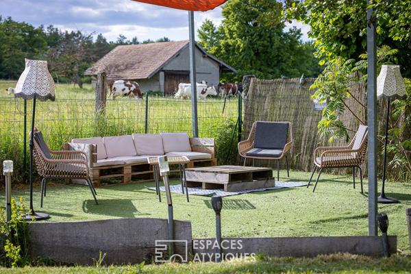 Entre design et nature, maison d’architecte avec piscine et vue dégagée