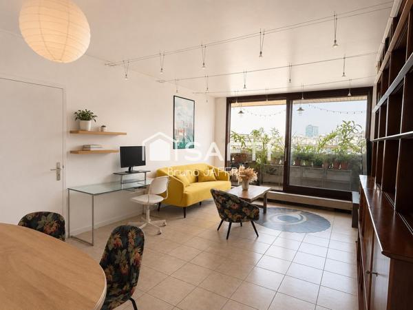 Paris 15 - 106 m²- 4 CH, terrasse 15 m², accès handicapé, cave et parking