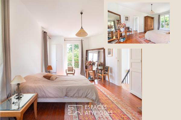 Maison avec véranda et parc arboré sur l’île Fanac