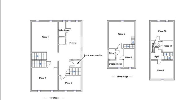 Immeuble centre ville Fronton 335 m2