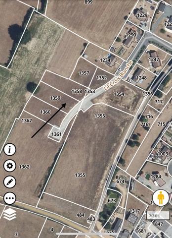 Terrain à vendre de 1 084,00 m² DISSE SOUS LE LUDE (72)