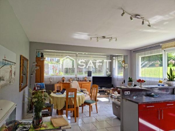 Appartement-maison - 90m² - 3 ch - Garage de 23m²