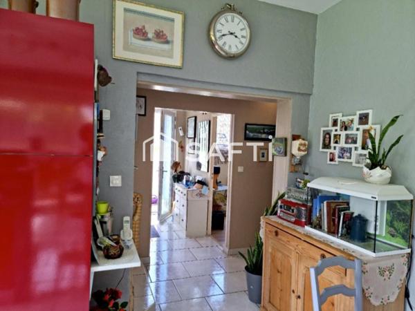 Appartement-maison - 90m² - 3 ch - Garage de 23m²